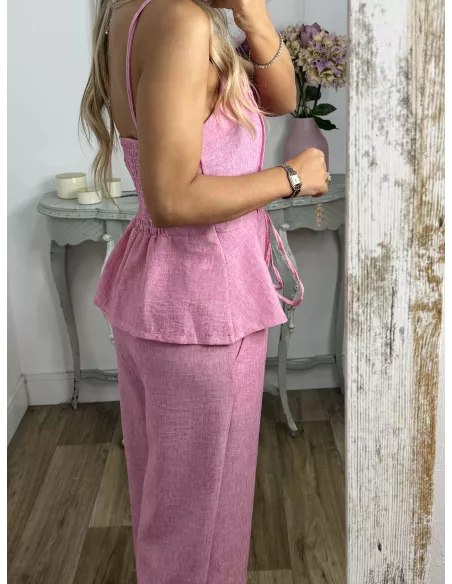 Conjunto Tina rosa