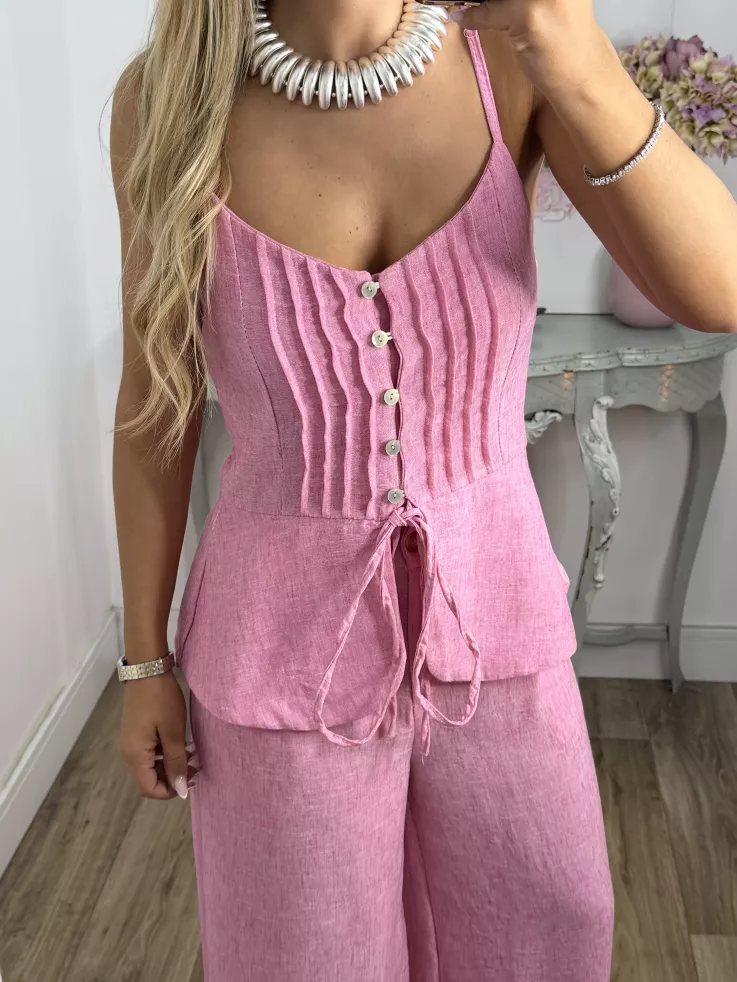 Conjunto Tina rosa