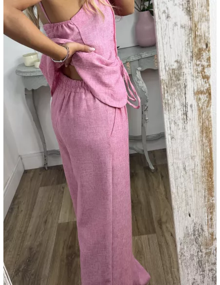 Conjunto Tina rosa