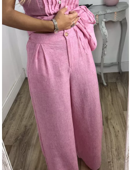 Conjunto Tina rosa