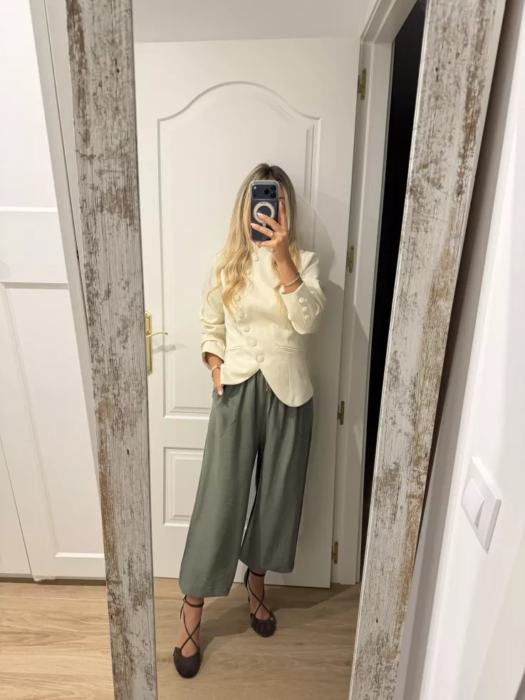 Pantalón Helena verde kaki