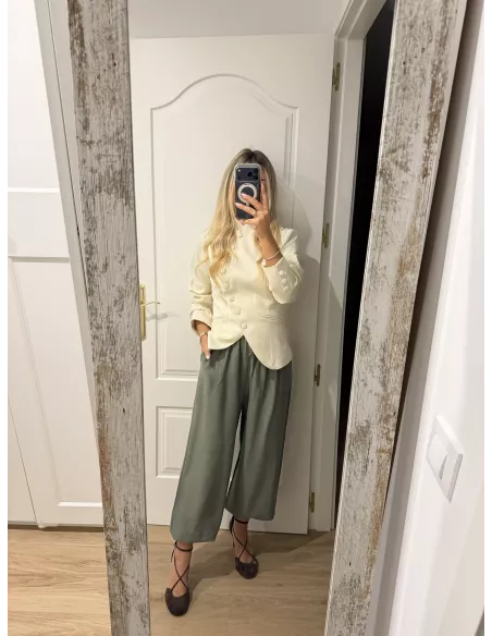 Pantalón Helena verde kaki