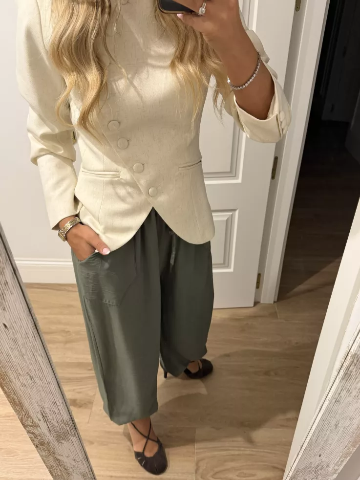 Pantalón Helena verde kaki