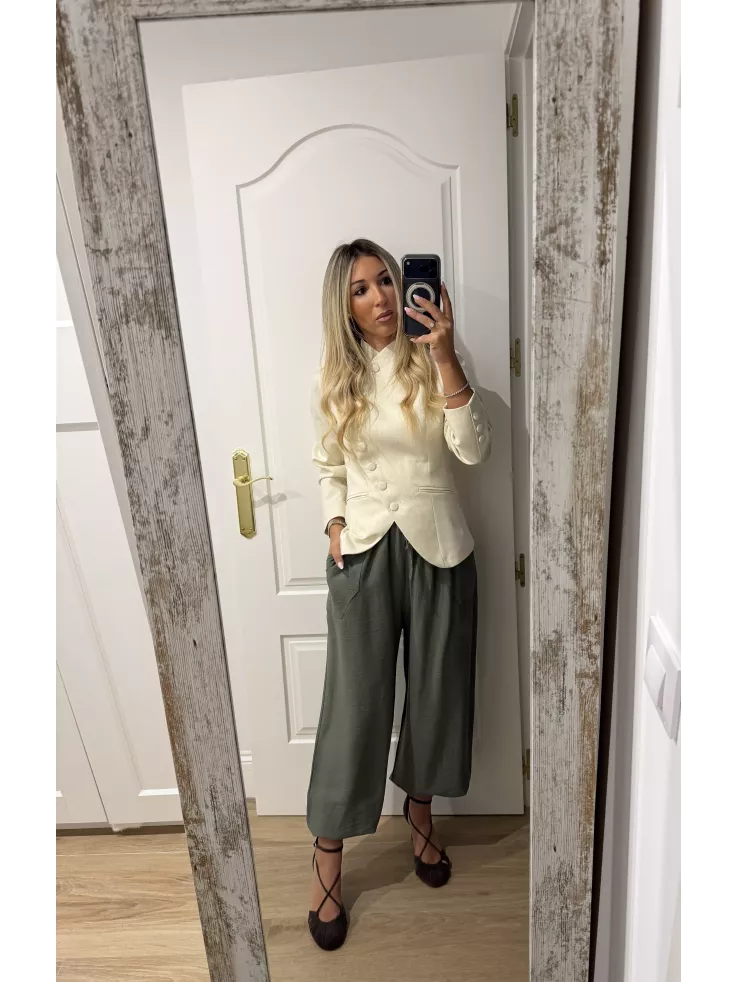 Pantalón Helena verde kaki