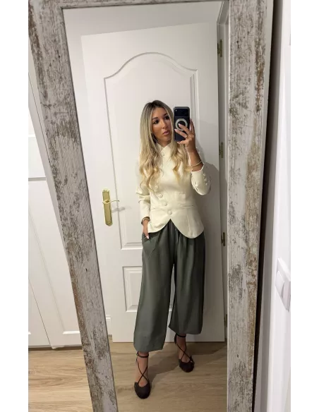 Pantalón Helena verde kaki