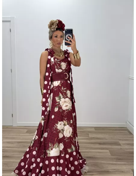 Bata Azahara burdeos