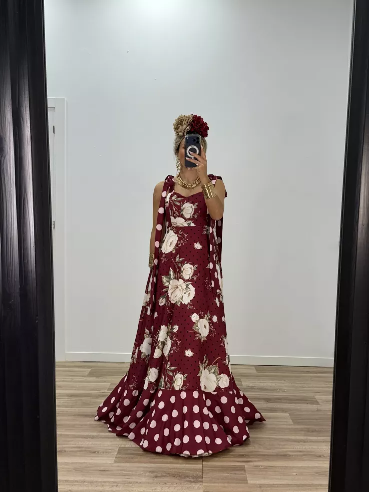 Bata Azahara burdeos