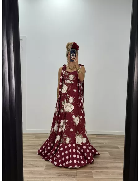 Bata Azahara burdeos