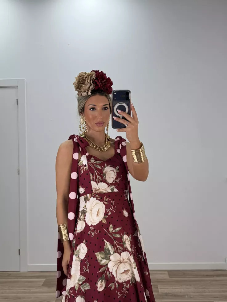 Bata Azahara burdeos