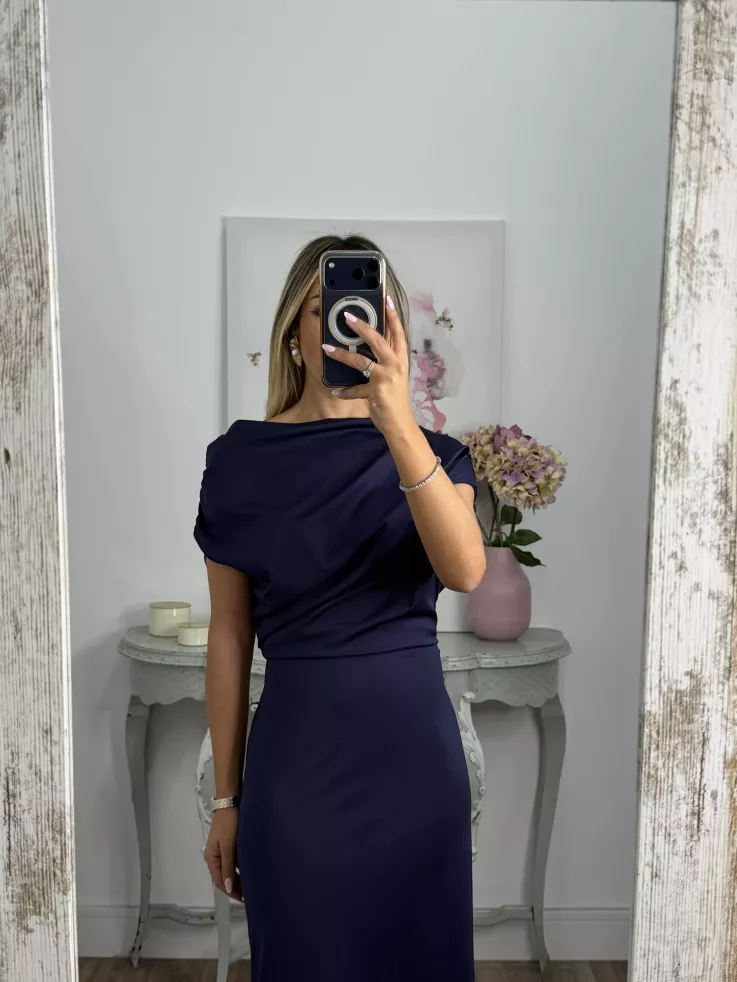 Vestido Prisma azul marino