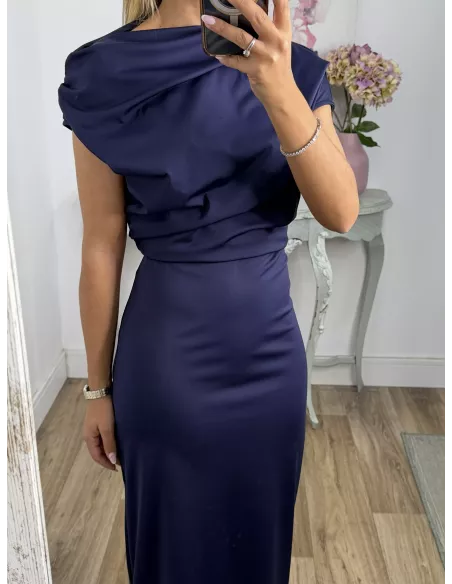 Vestido Prisma azul marino