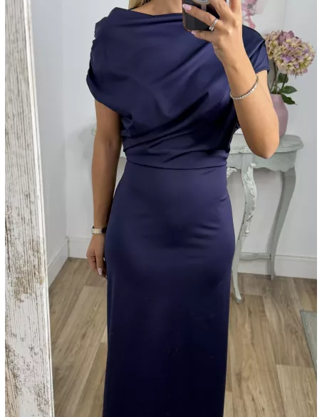 Vestido Prisma azul marino