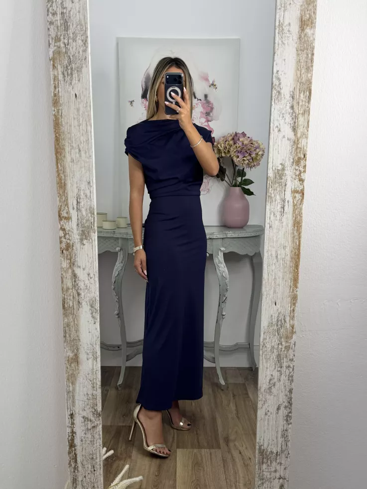 Vestido Prisma azul marino
