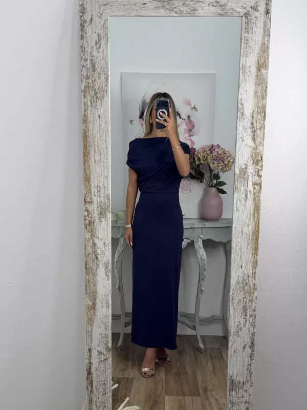 Vestido Prisma azul marino