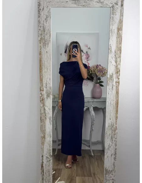 Vestido Prisma azul marino