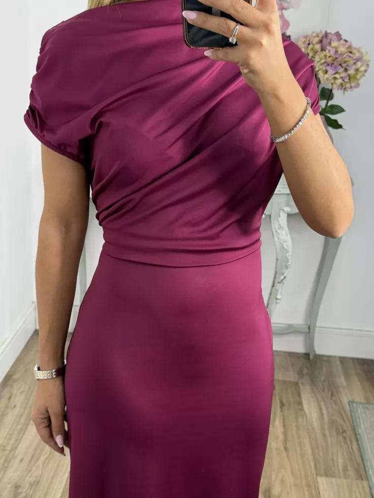 Vestido Prisma buganvilla
