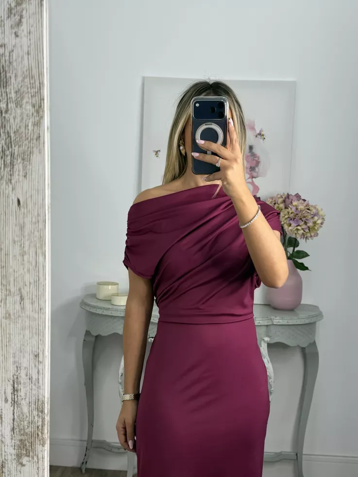 Vestido Prisma buganvilla