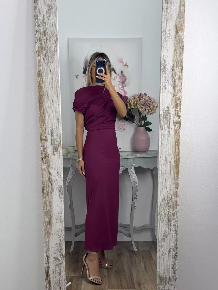 Vestido Prisma buganvilla