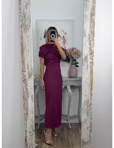 Vestido Prisma buganvilla