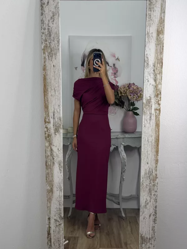 Vestido Prisma buganvilla