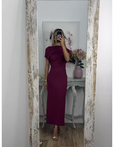 Vestido Prisma buganvilla