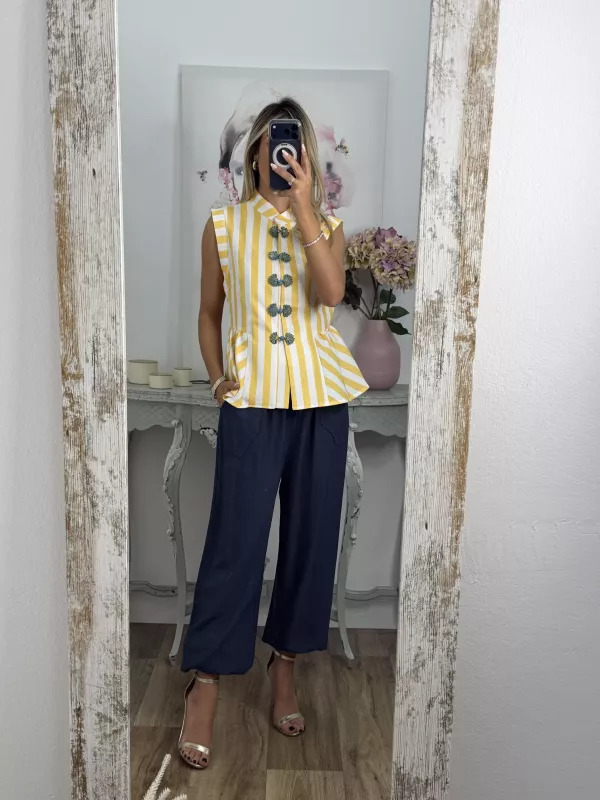 Pantalón Helena azul marino