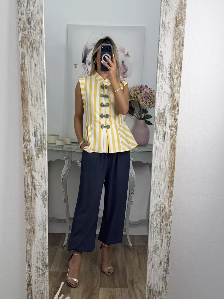 Pantalón Helena azul marino