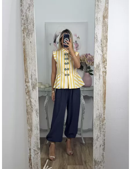 Pantalón Helena azul marino