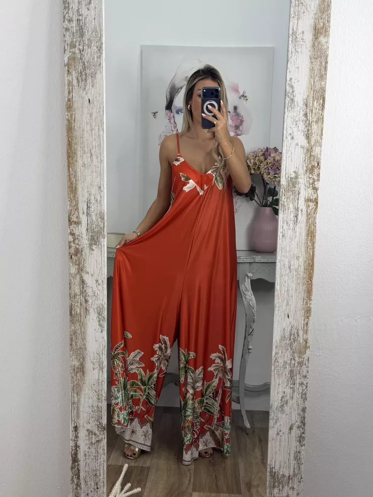 Mono Serena naranja licra fria