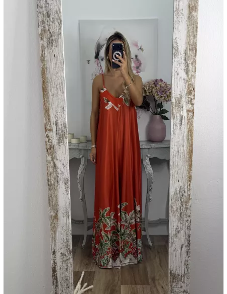 Mono Serena naranja licra fria