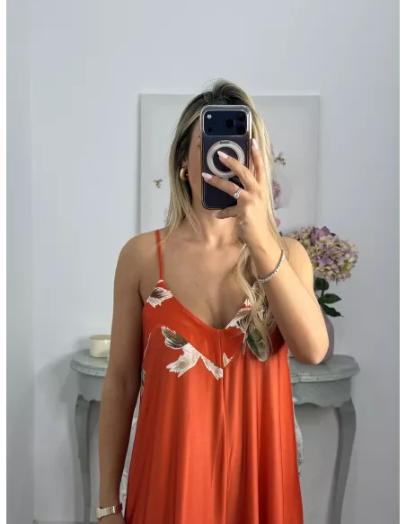 Mono Serena naranja licra fria