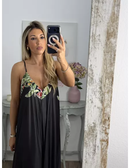 Mono Serena negro licra fria