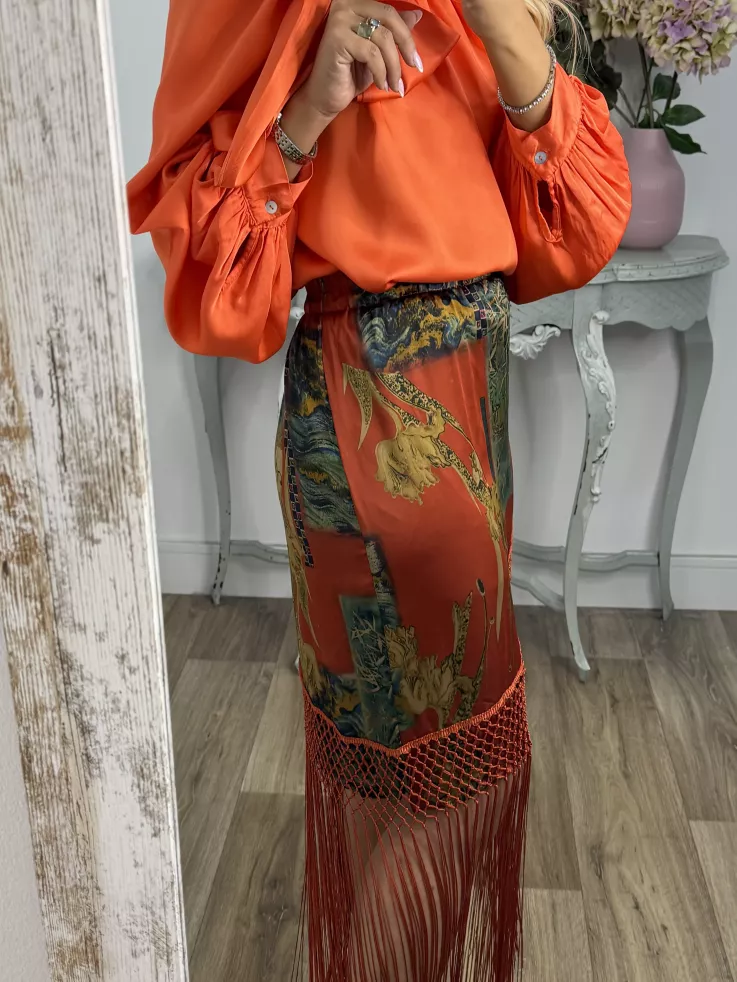 Falda pantalón Romina roja