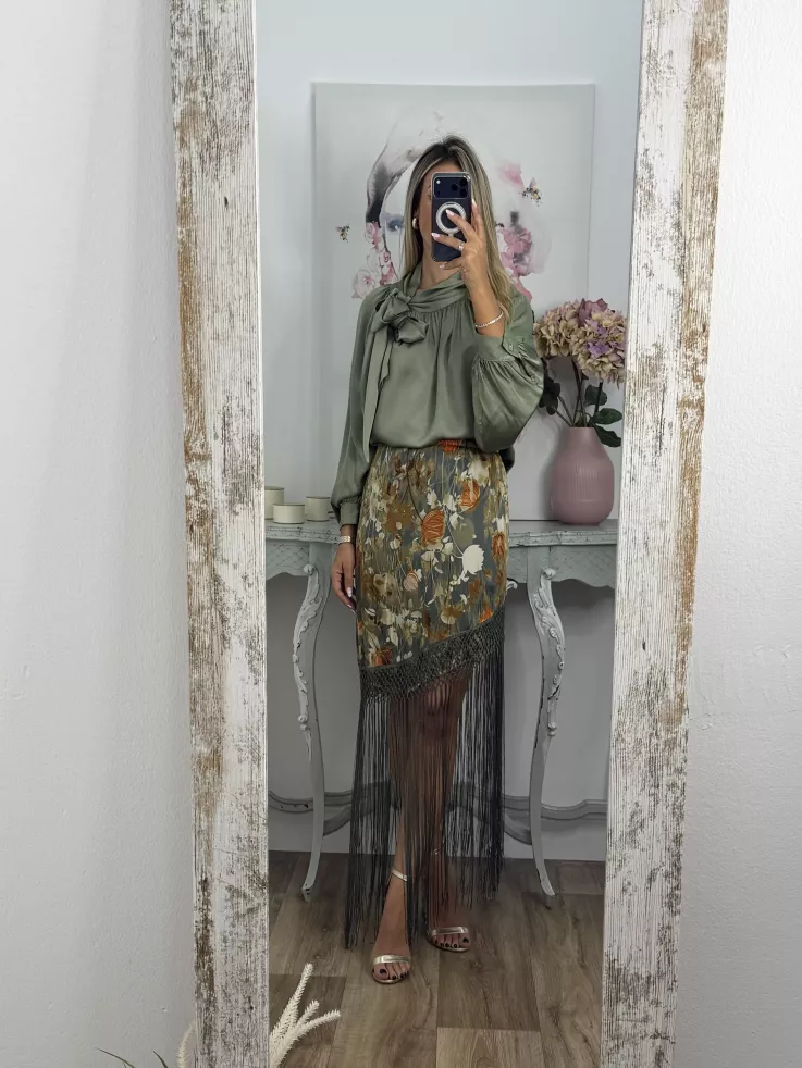 Falda pantalón Romina verde