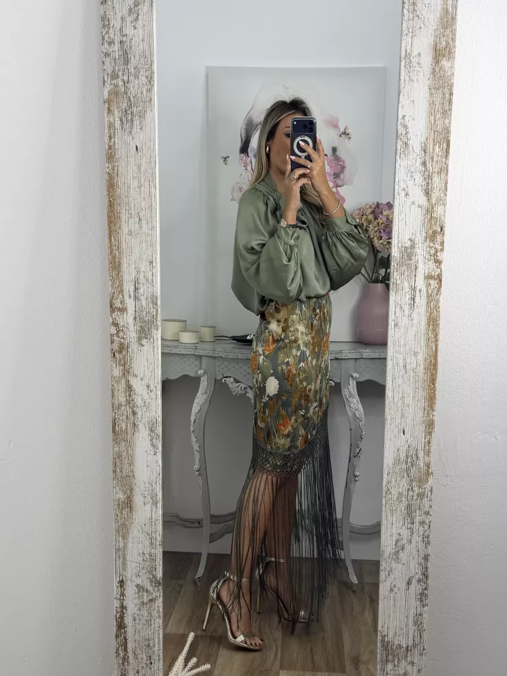 Falda pantalón Romina verde