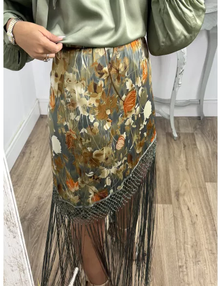 Falda pantalón Romina verde