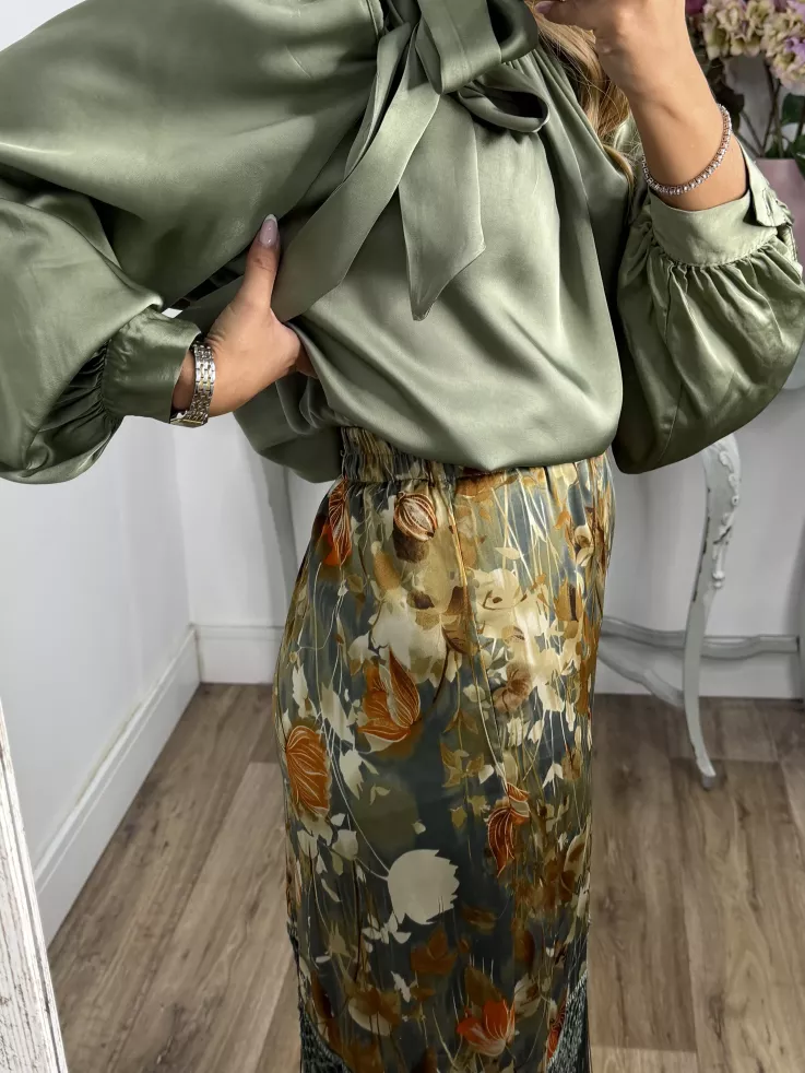 Falda pantalón Romina verde