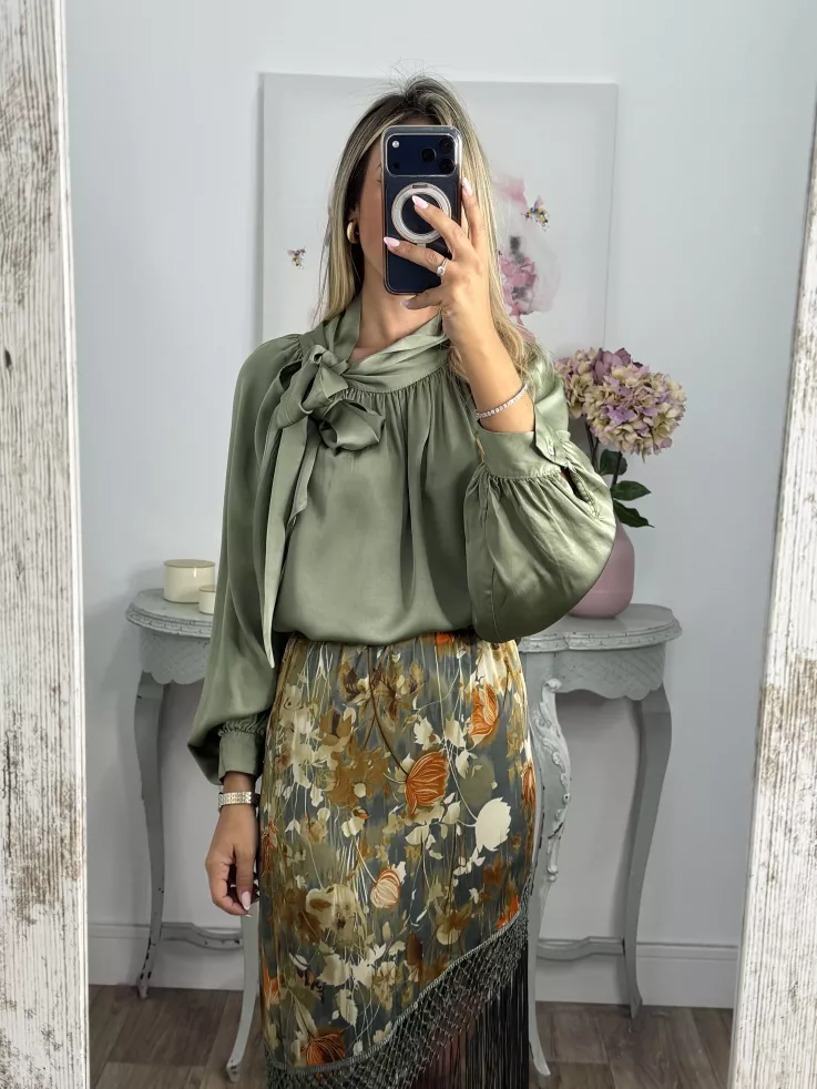 Falda pantalón Romina verde