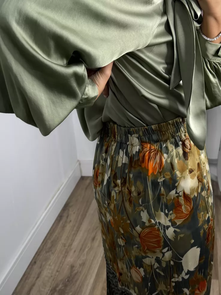 Falda pantalón Romina verde