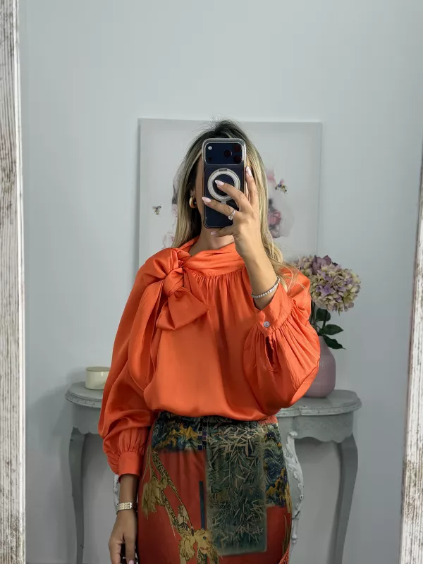 Camisa Trama coral