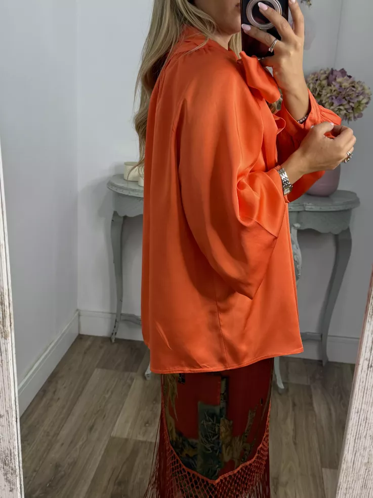 Camisa Trama coral