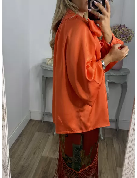 Camisa Trama coral