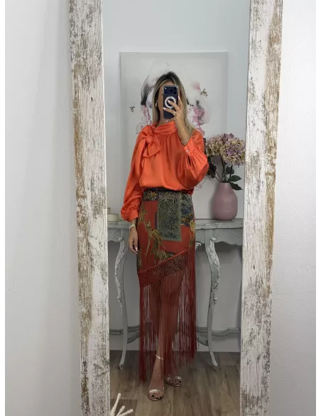 Camisa Trama coral