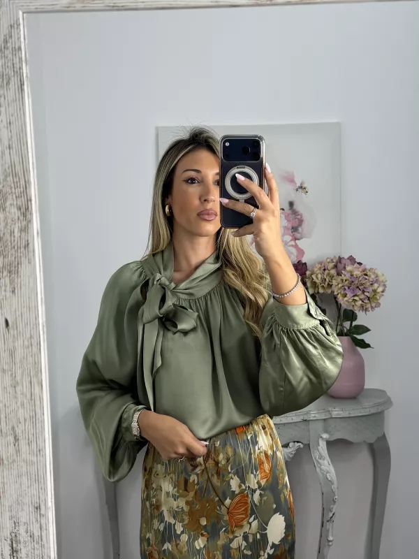 Camisa Trama verde