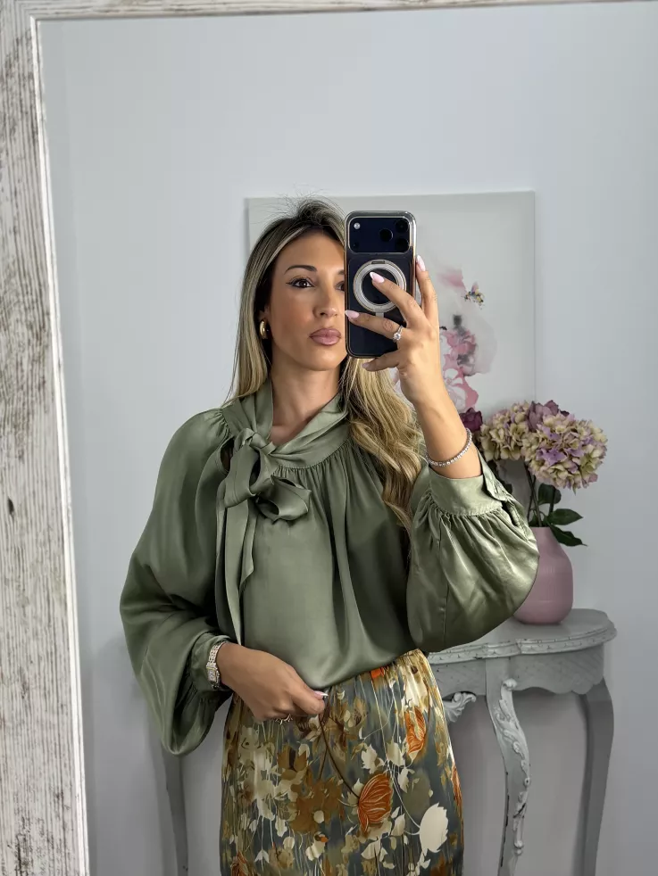 Camisa Trama verde