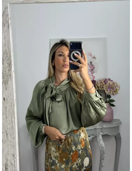 Camisa Trama verde