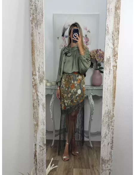 Camisa Trama verde