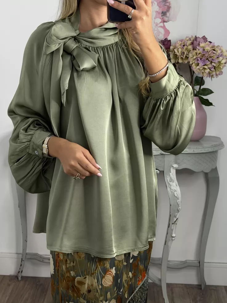Camisa Trama verde