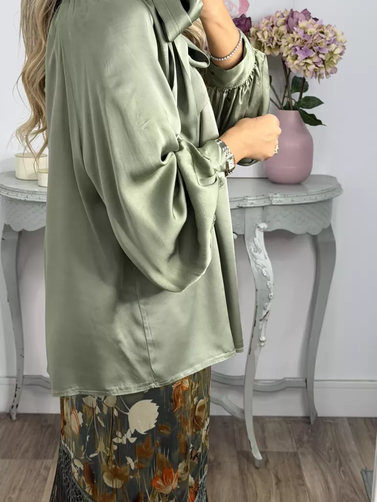 Camisa Trama verde