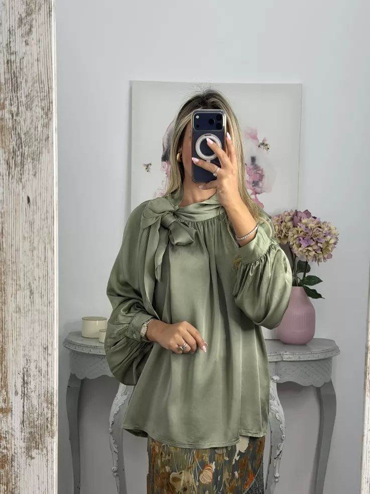 Camisa Trama verde